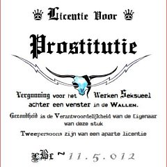 licentie voor prostitutie